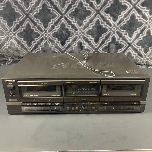 Technics RS-TR157 Stereo Double Cassette Deck For Parts - Picture 1 of 6
